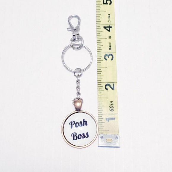 Posh Boss Keychain/Handbag Charm Antique Copper - Picture 5 of 6